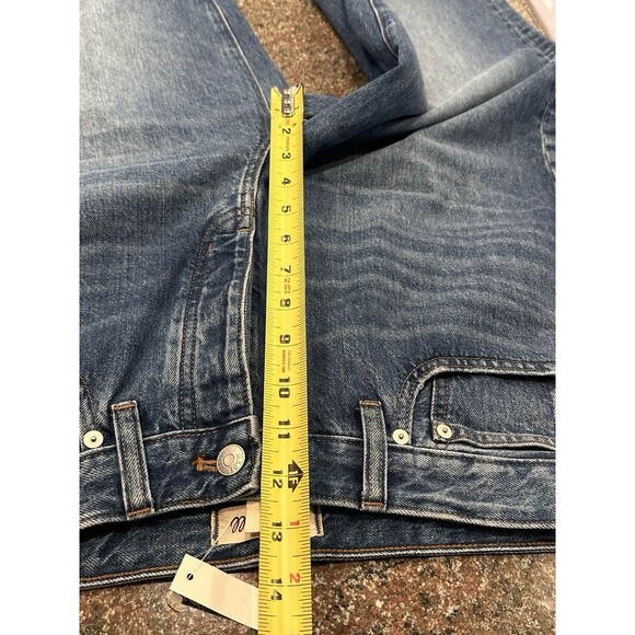 NWT Madewell Women’s Low-Slung Straight Jeans Med Wash Button Fly SZ 29 - Picture 7 of 10